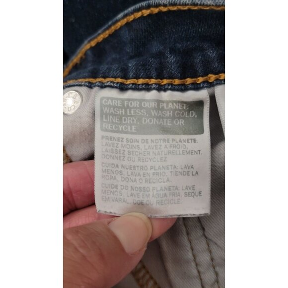 Levis 511 Mens Dark Wash Jeans W32 L32 Slim Fit Denim - Picture 6 of 9